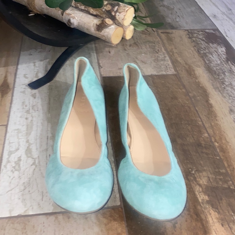J.Crew ballet suede flats•